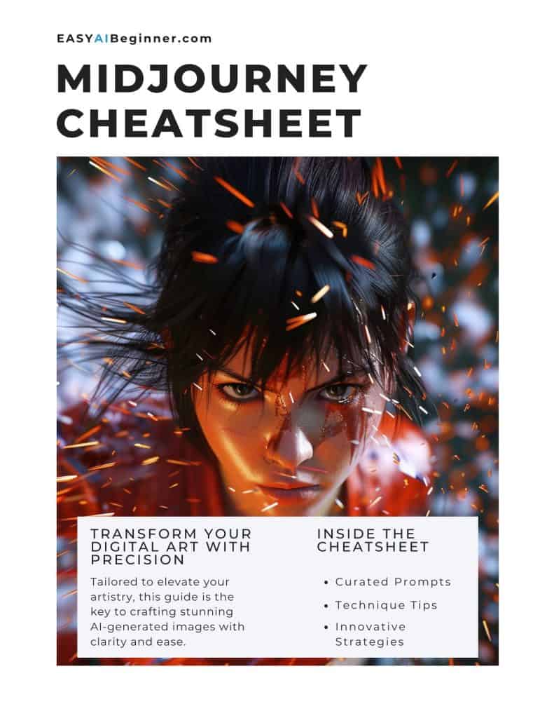 EasyAIBeginner Midjourney Cheatsheet v2