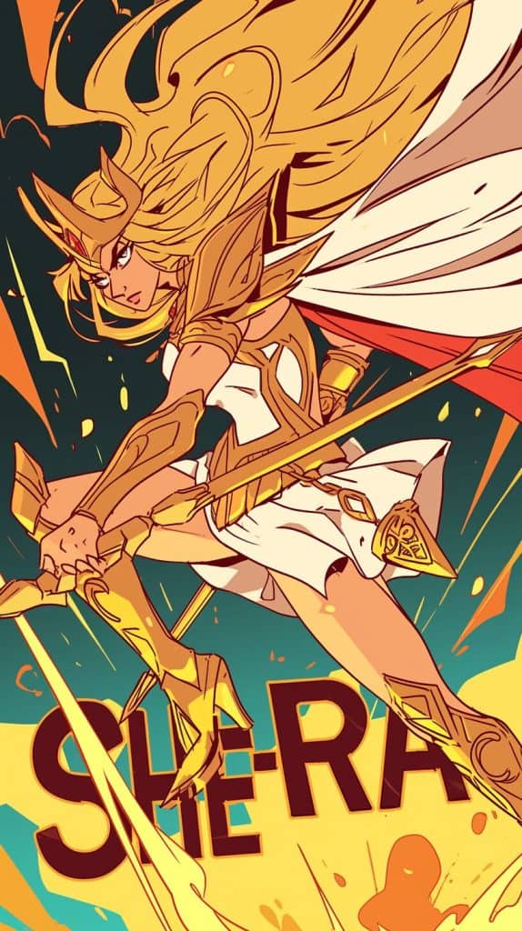 She-Ra from Masters of the Universe poster.