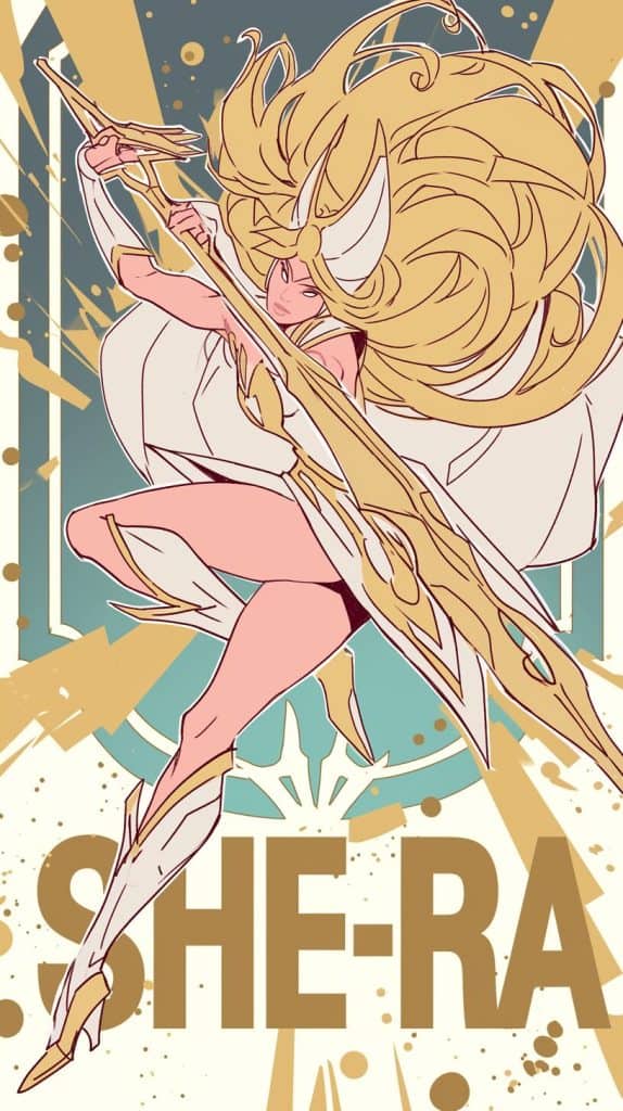 She-Ra from Masters of the Universe poster.