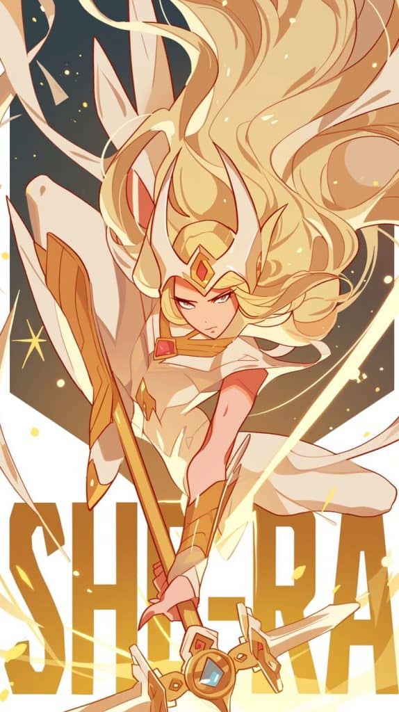 She-Ra from Masters of the Universe poster.